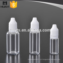 10ml 20ml 30ml pet plástico claro e frasco conta-gotas líquido